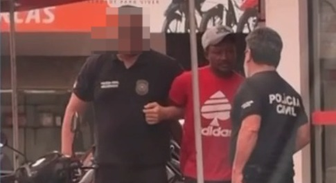 VÍDEO: delegado reconhece suspeito de homicídio e o prende com golpe de ‘mata-leão’ no Pará
