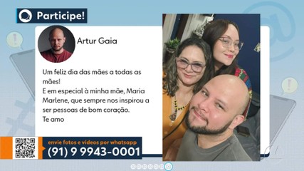 Dia das Mães: confira as homenagens especiais dos telespectadores as mães