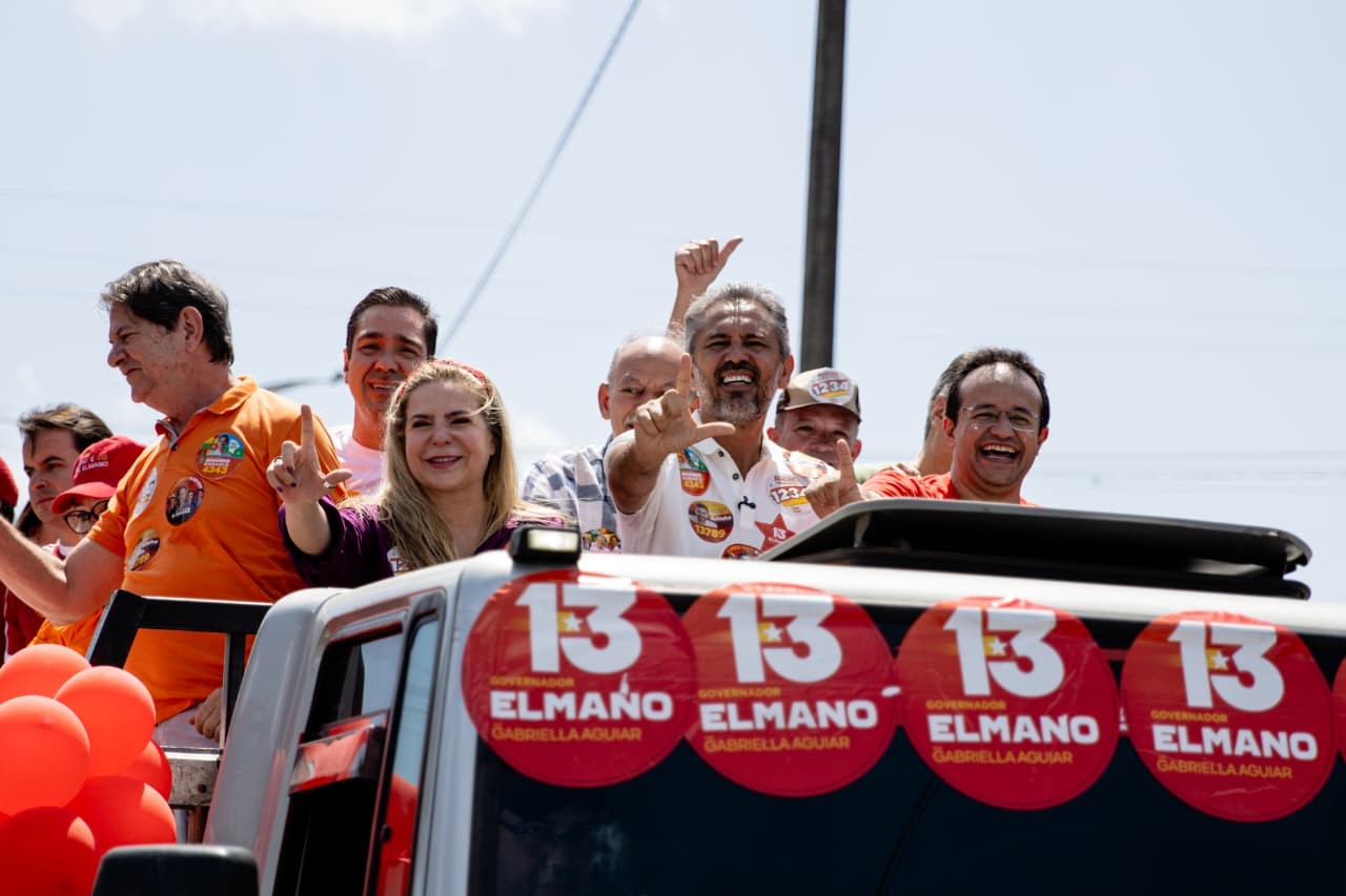 Em carreata em Maranguape, Elmano de Freitas promete construção de Hospital Metropolitano