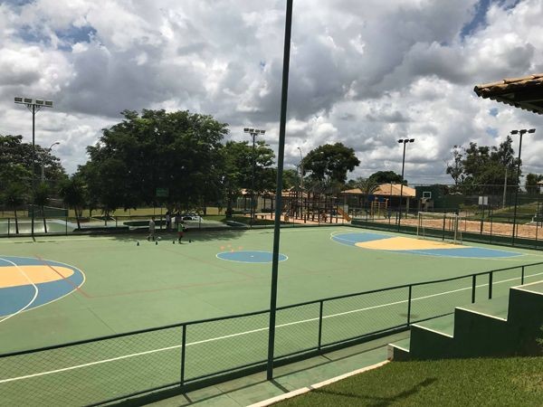 Quadra na área de lazer do Condomínio Solar de Brasília — Foto: Condomínio Solar de Brasília/Divulgação