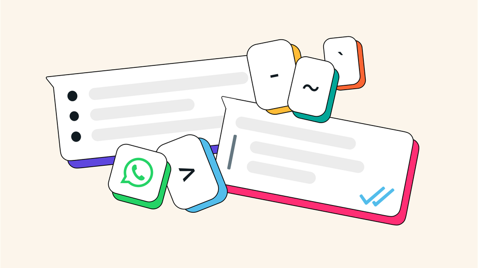 Estilos de formatação do WhatsApp — Foto: Divulgação/WhatsApp
