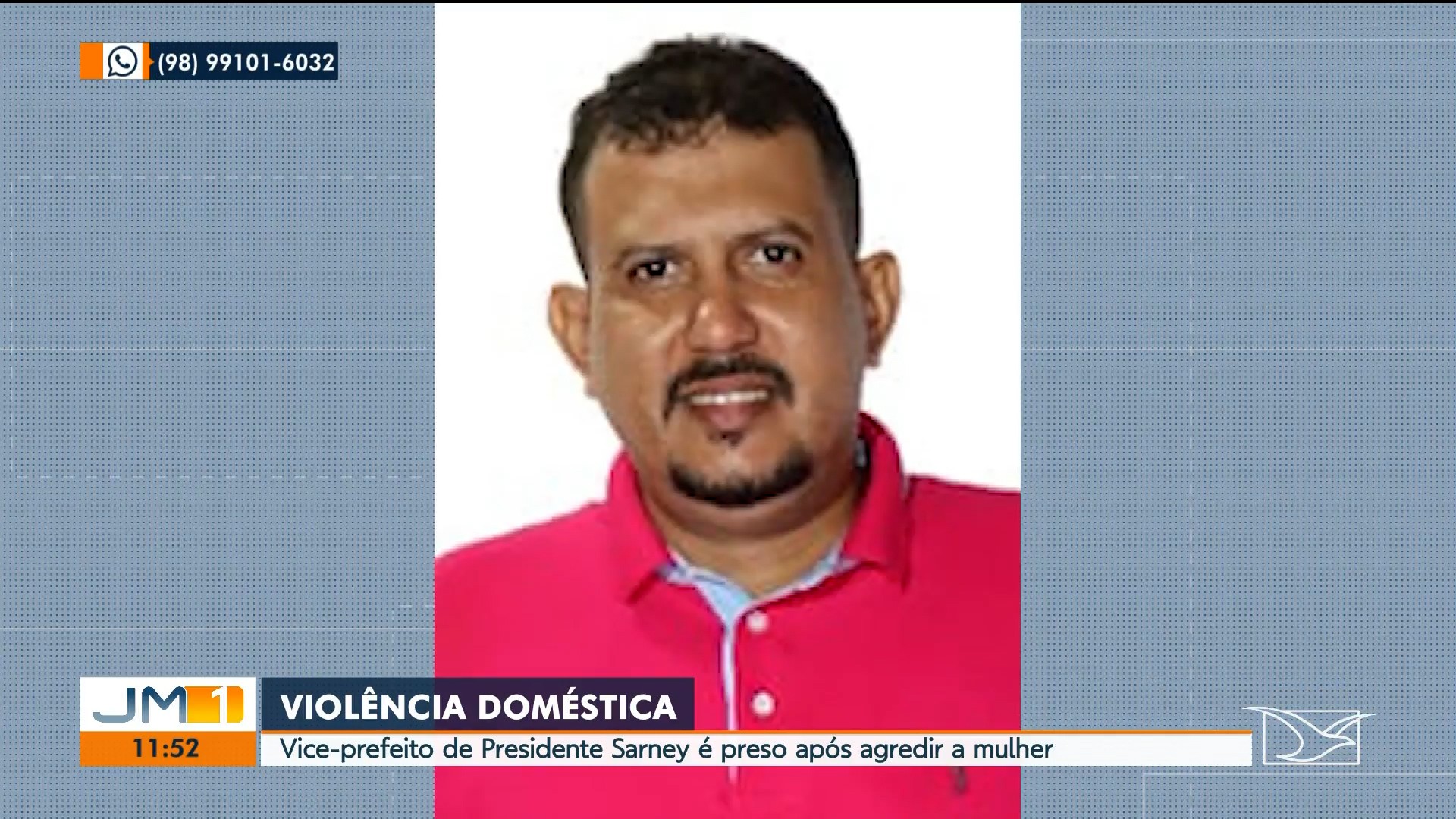 Vice-prefeito de Presidente Sarney é preso por agredir esposa