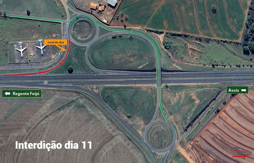 Obras na Raposo Tavares alteram tráfego entre Taciba e Prudente | G1