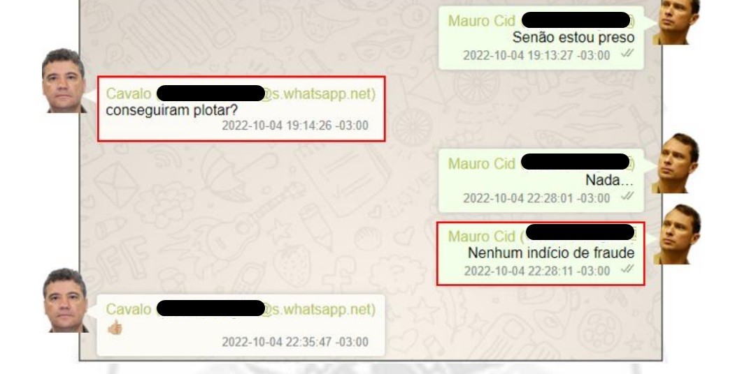 Valdemar e Bolsonaro sabiam de relatório falso sobre urnas; Cid disse que equipamentos não tinham fraude