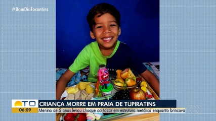 Criança morre em praia de Tupiratins
