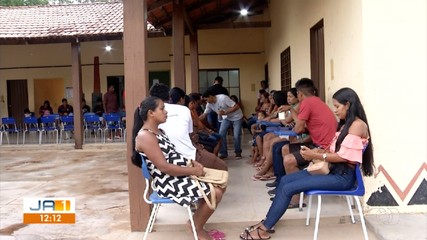 Eleitores indígenas participaram da votação em comunidades de Tocantínia