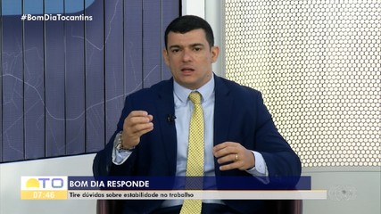 Advogado tira dúvidas sobre estabilidade salarial no Bom Dia Responde