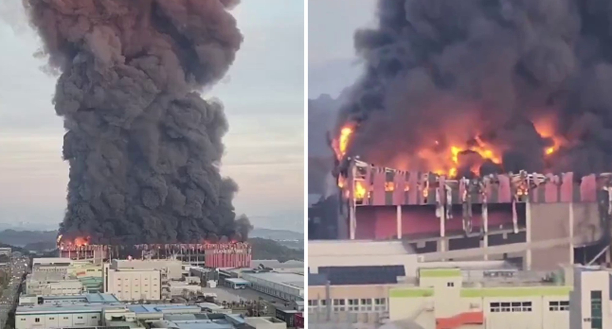 É #FAKE que vídeo mostre 'explosão apocalíptica' no Irã após ataque dos EUA; cena exibe incêndio de 2025 na Coreia do Sul