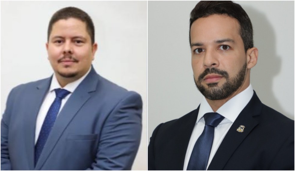 Klédson Moura e Rafael Parente foram exonerados pelo governo — Foto: Arquivo Pessoal/Luciano Ribeiro/Governo do Tocantins