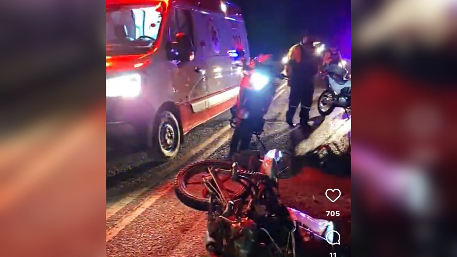 Batida entre carro e moto deixa duas pessoas feridas na PA-457, em Santarém, no PA
