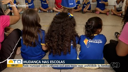 Rede municipal de Palmas muda cor do uniforme dos alunos