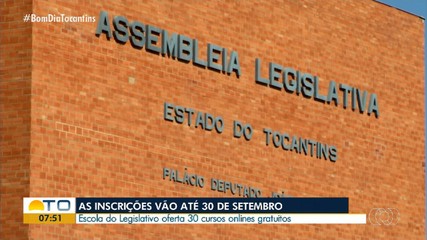 Escola do Legislativo está com inscrições abertas para vagas de cursos online gratuitos