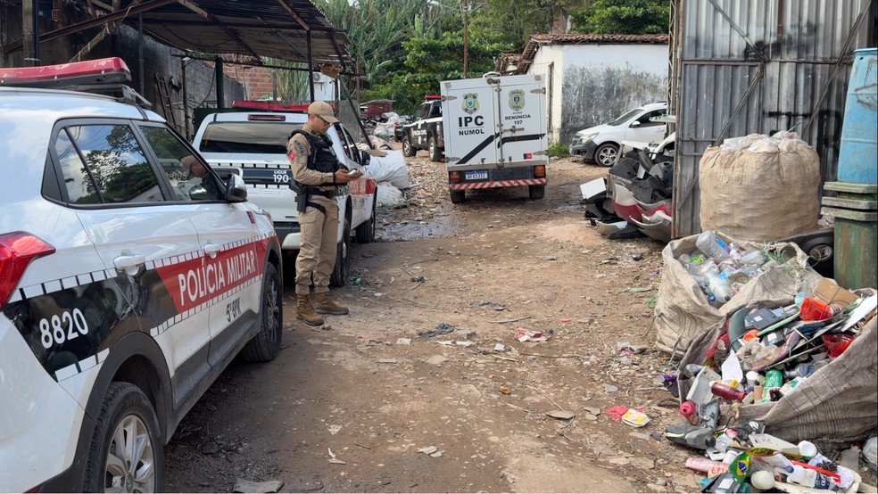 Suspeito confessou homicídio e indicou localização do corpo — Foto: Flávio Fernandes/TV Cabo Branco