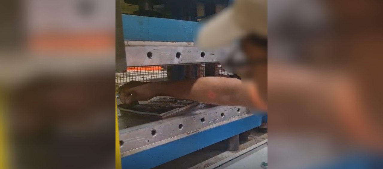 VÍDEO: adolescente em situação de trabalho infantil operava máquina de alta temperatura sem proteção