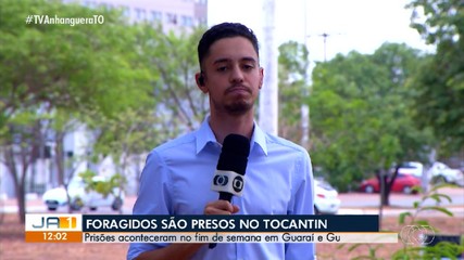 Polícia Federal prende três foragidos da Justiça em Gurupi e Guaraí