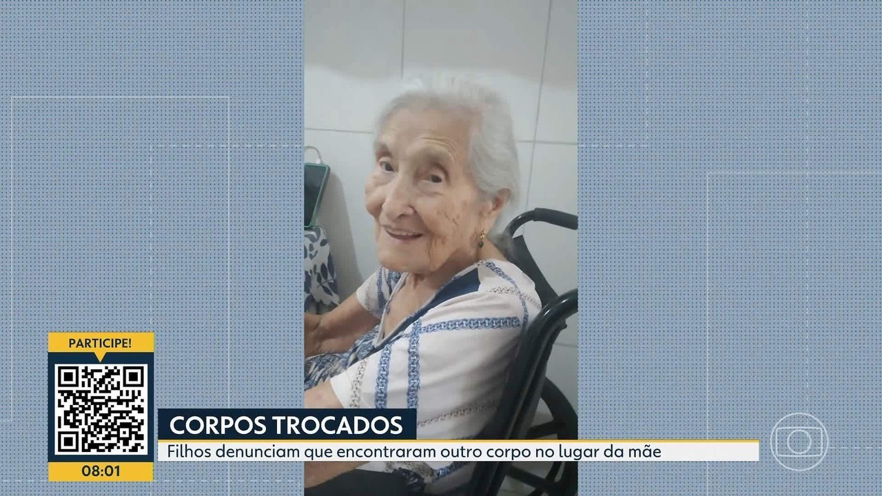 Filhos denunciam que corpo de idosa de 101 anos foi trocado, e descobrem erro momentos antes da cremação