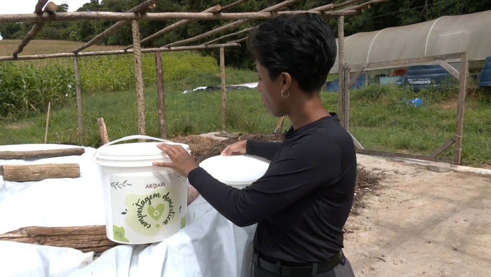 Projeto 'Aro Arí' é realizado em Barbacena desde 2020 — Foto: Reprodução/TV Integração
