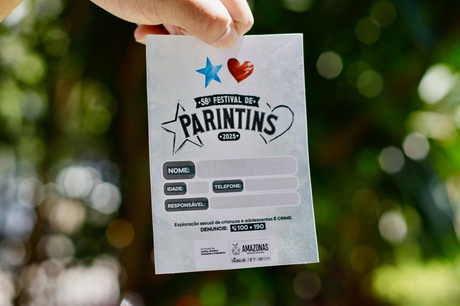 Crianças a partir de 6 anos podem participar da Festa dos Visitantes com identificação e acompanhamento