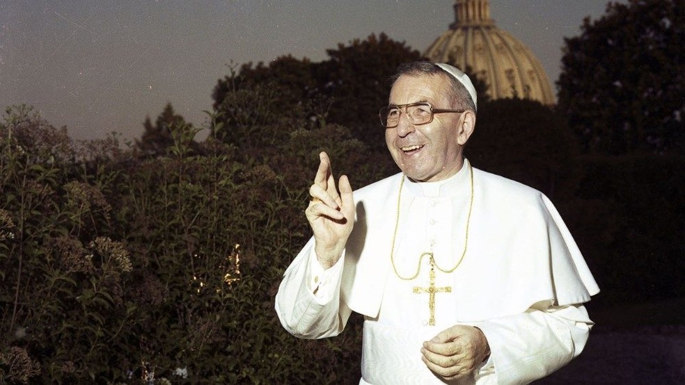 Papa João Paulo I em foto de arquivo — Foto: Reprodução/Vaticano