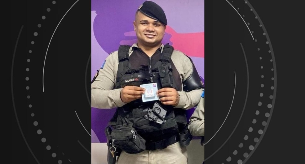Cabo Moisés, da Polícia Militar de Alagoas, matou colega, atirou na ex e depois tirou a própria vida em Arapiraca — Foto: Arquivo pessoal