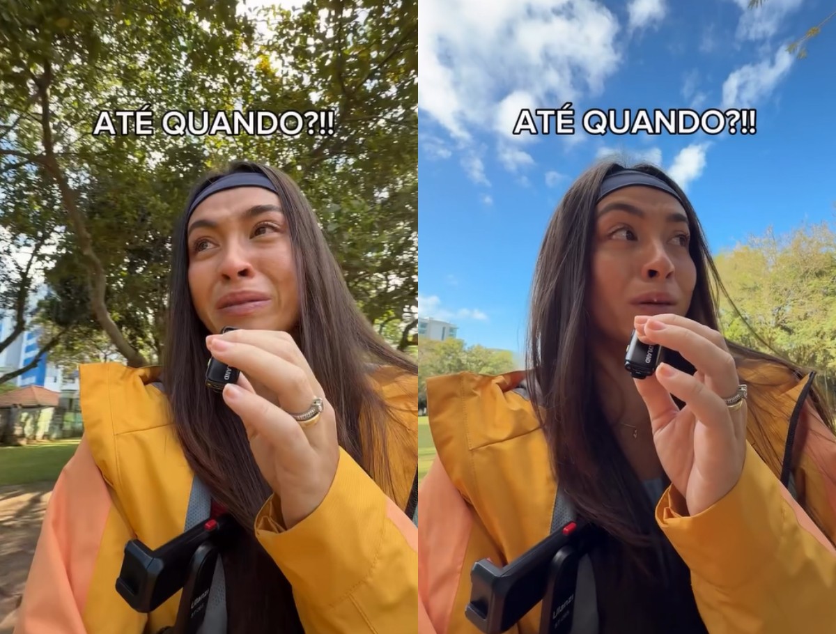 Influenciadora denuncia importunação sexual ao gravar 'publi' em parque próximo a cartão postal de Florianópolis; VÍDEO