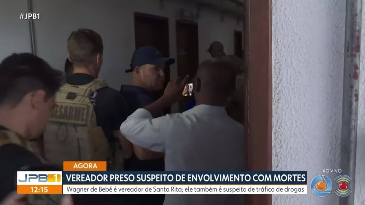 Vereador de Santa Rita retorna à Câmara após ter prisão revogada