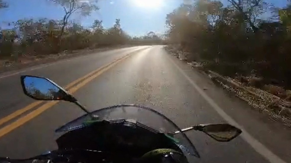 Colega de Airton registra momento do acidente na MT-251 &mdash; Foto: Reprodu&ccedil;&atilde;o