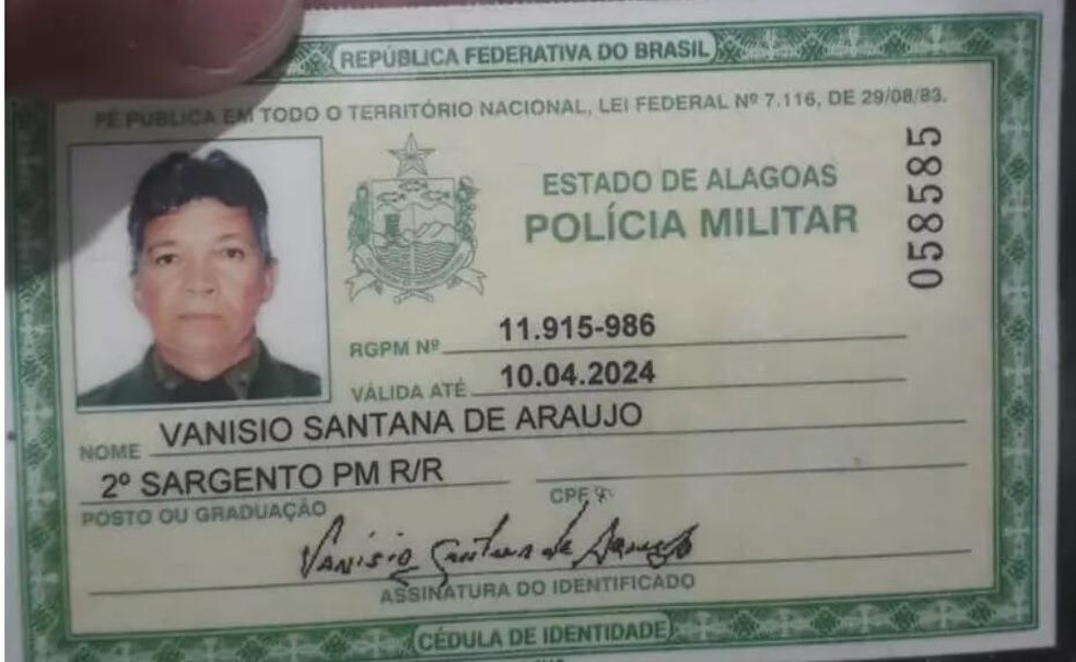 Vanísio Santana de Araújo foi assassinado com chutes, socos e tiros em Arapiraca — Foto: Cortesia