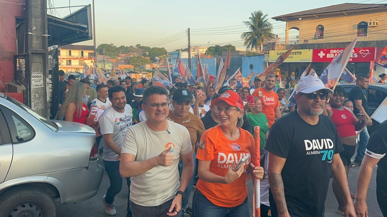Eleições 2026: David Almeida participa de caminhada e promete recuperar rodovias e ramais no Amazonas