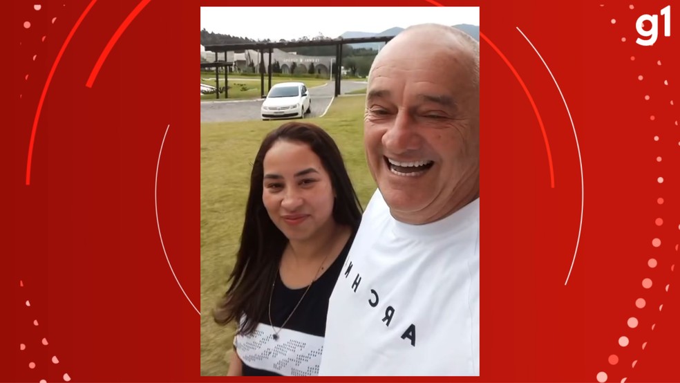 Milton Alves da Silva, morador de Lajeado, junto da companheira Rosane — Foto: Arquivo pessoal