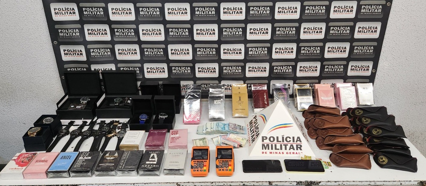 Casal é preso vendendo produtos falsificados em Divinópolis