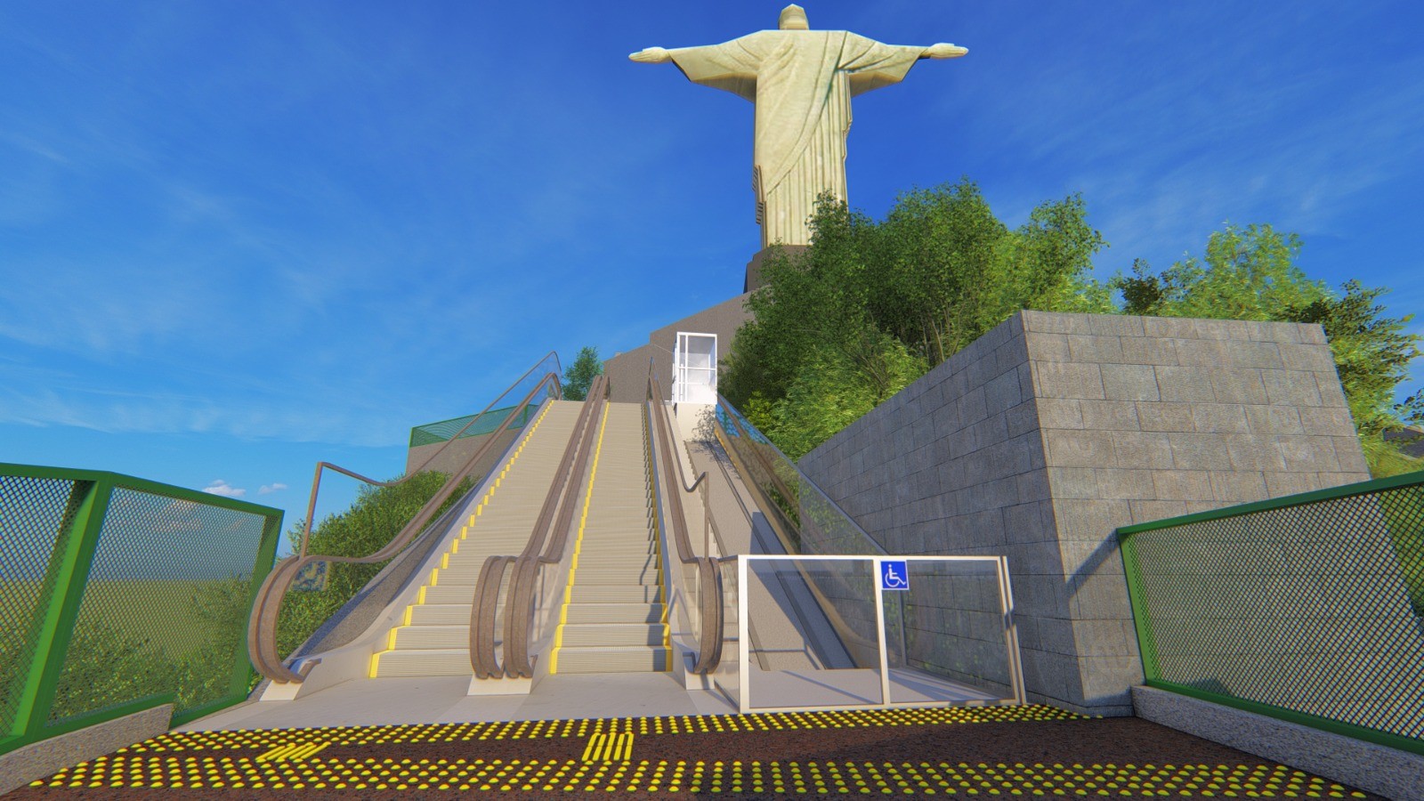 Acesso ao Cristo Redentor terá escadas rolantes desligadas a partir de segunda; veja como fica a visitação