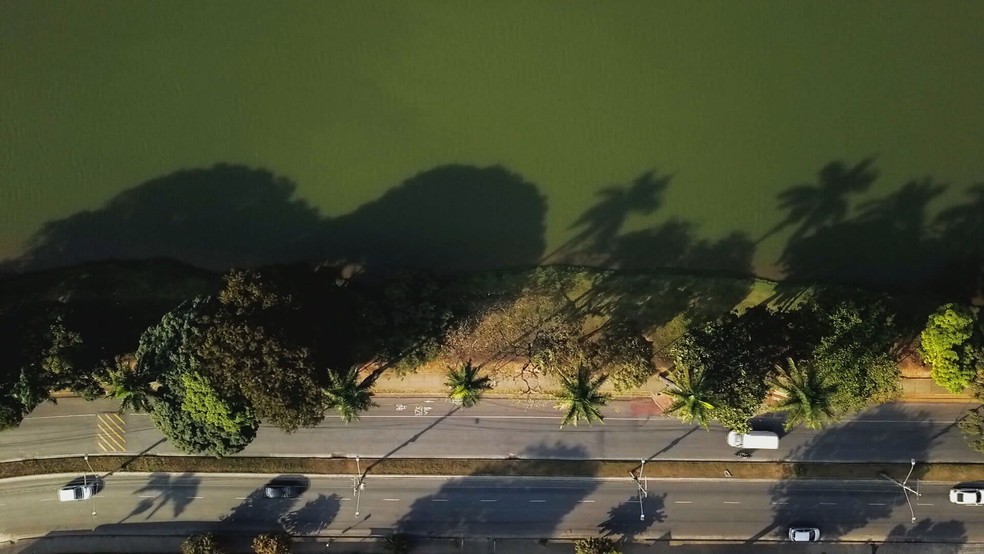 Lagoa da Pampulha, em Belo Horizonte — Foto: TV Globo/ Reprodução