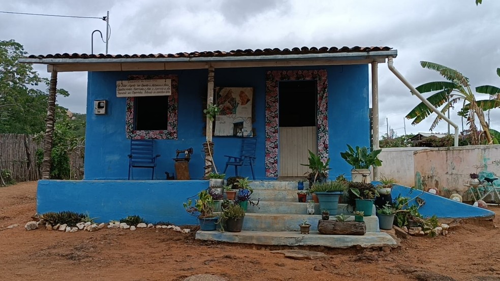 Casa onde morou Zabé da Loca e onde atualmente funciona o Memorial Zabé da Loca — Foto: Arquivo Pessoal/Edvaldo José