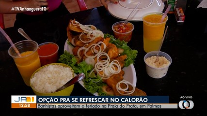 Palmenses aproveitam para experimentar os sabores regionais nas praias; saiba mais