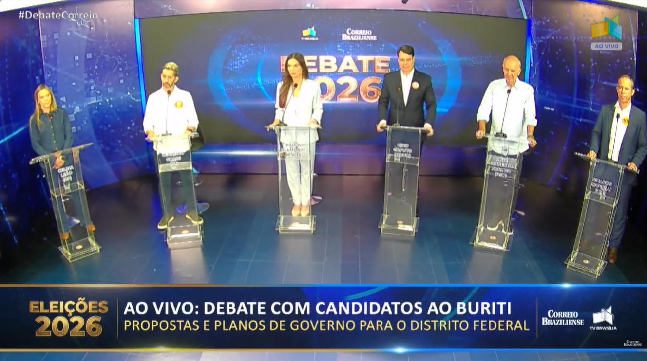 Debate ao Governo do DF é marcado por confrontos e acusações