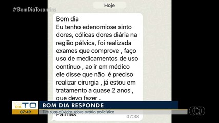Ginecologista tira dúvidas sobre síndrome do ovário policístico
