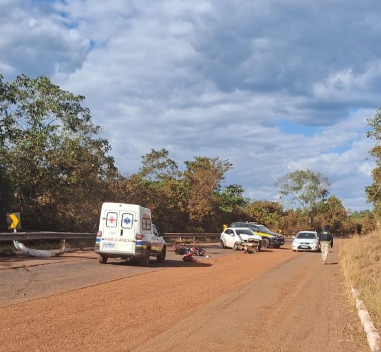 Motociclista morre após colisão frontal com carro na BR-343, em Piripiri; bafômetro indica que motorista consumiu álcool