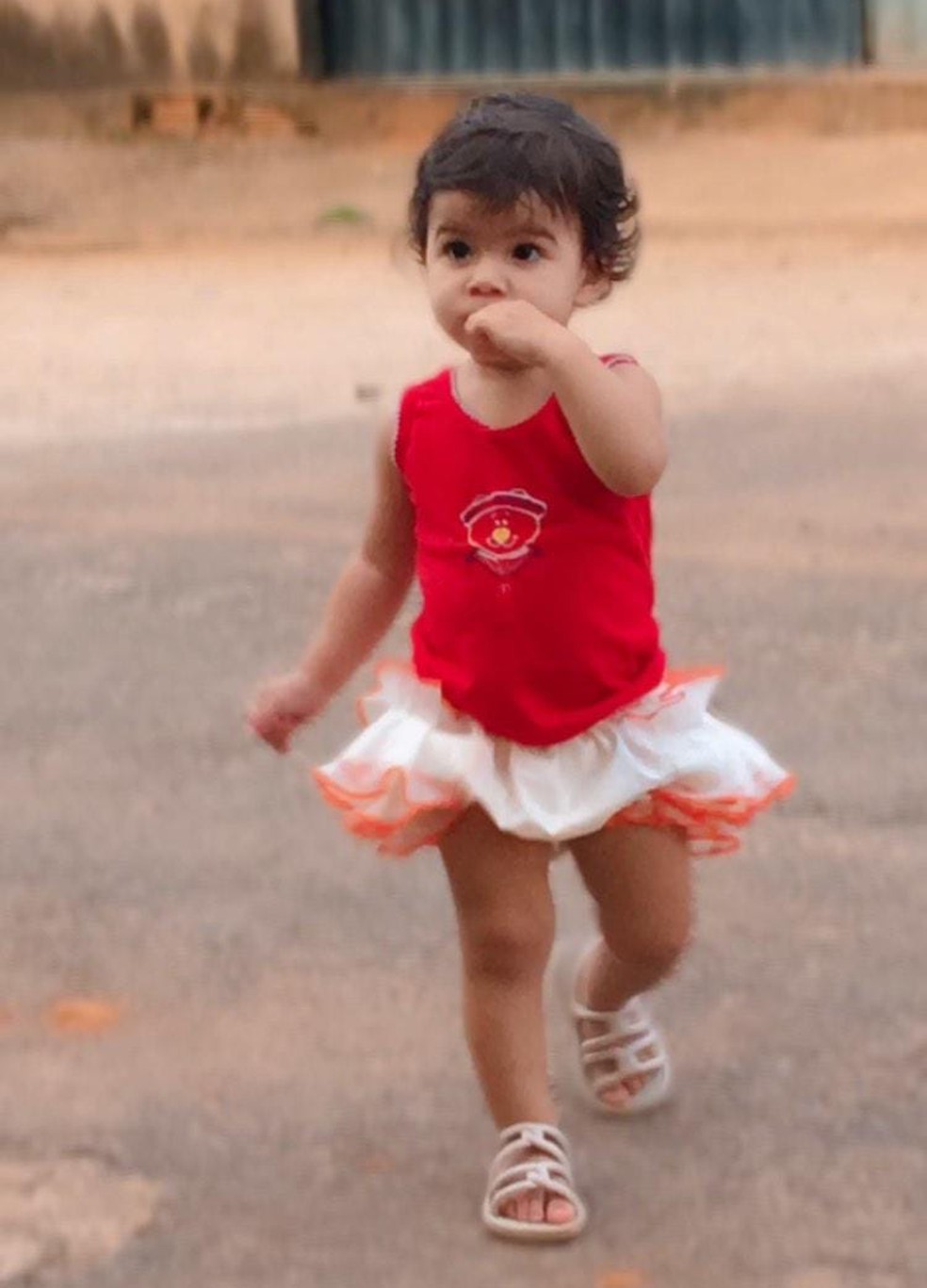 Maitê Valentina segue internada na UTI do Hospital da Criança — Foto: Arquivo da família