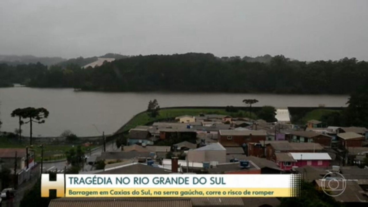 Temporal no RS: Prefeitura de Caxias do Sul emite alerta sobre risco de rompimento da Represa Dal Bó