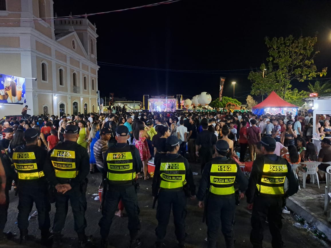 Policiamento garante segurança durante o Círio de São Francisco em Monte Alegre