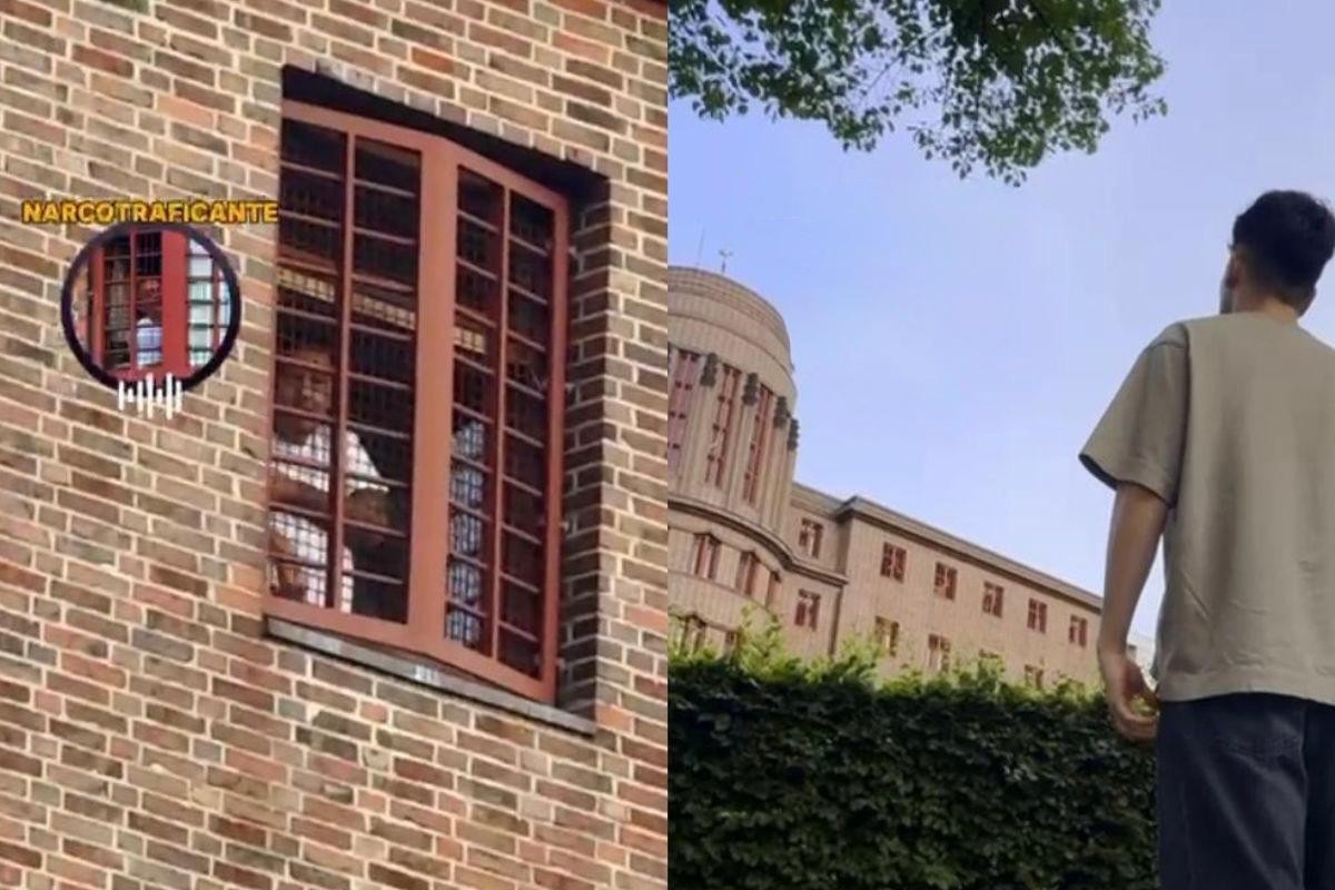 Curitibano viraliza ao 'puxar papo' com narcotraficante pela janela de presídio da Alemanha: 'Ainda falam que a gente não conversa'