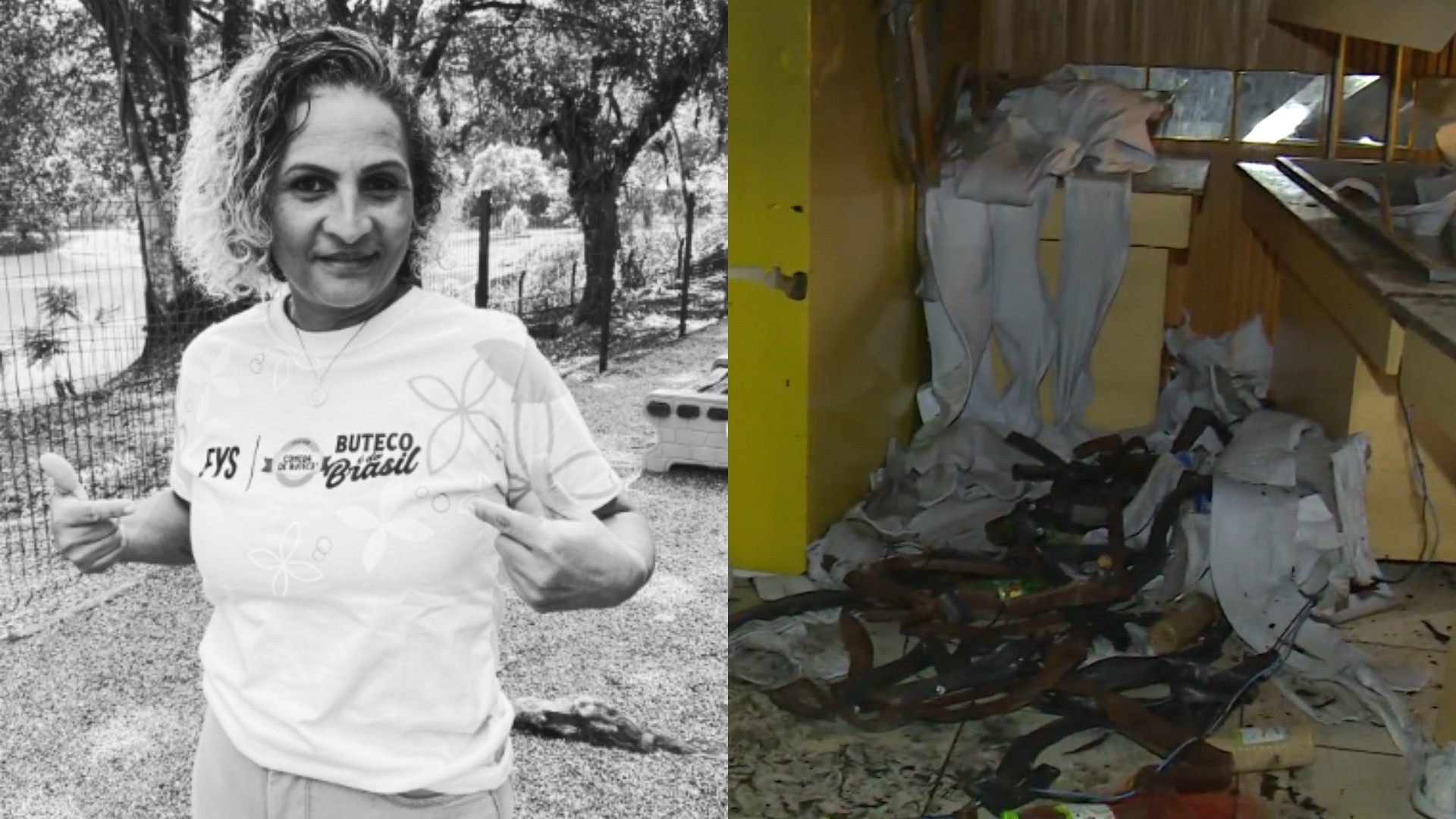 Dona de restaurante incendiado por homem que procurava ex morre em SC