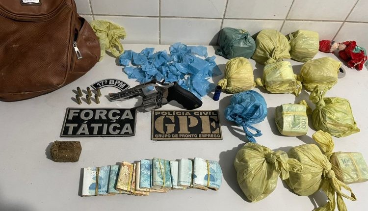 Polícia apreende R$ 126 mil e prende homem por tráfico de drogas e porte ilegal de arma em Codó