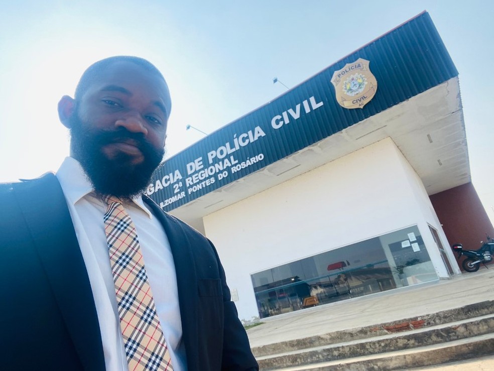 Delegado Samuel Mendes foi vítima de racismo dentro da delegacia da 2ª Regional — Foto: Arquivo pessoal