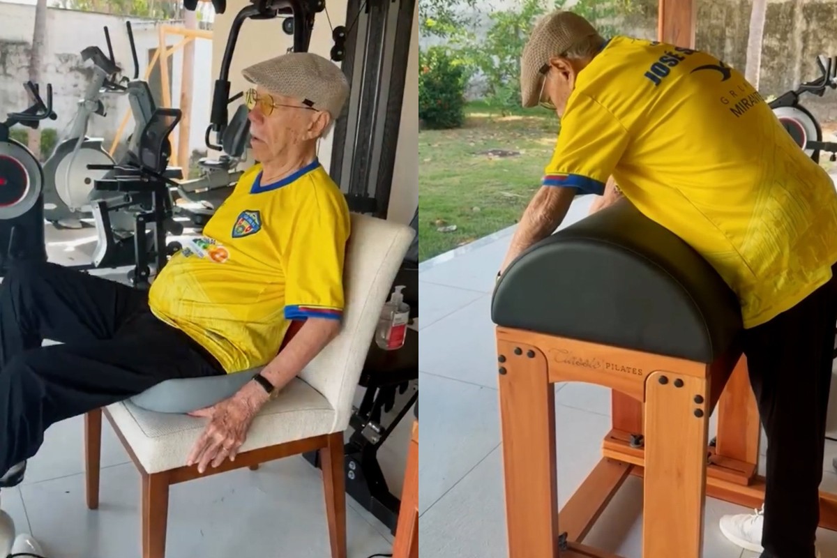 Região: Aos 96 anos, José Sarney retoma rotina de exercícios físicos três semanas após cirurgia; VÍDEO