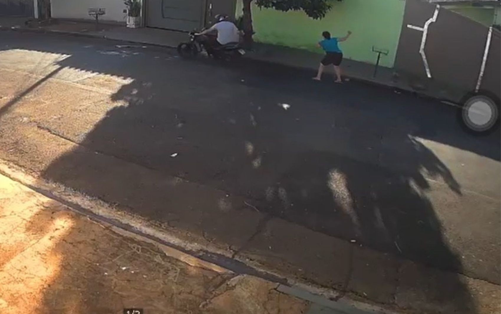 Ladrão de moto arranca bolsa de idosa e foge em Ribeirão Preto; VÍDEO