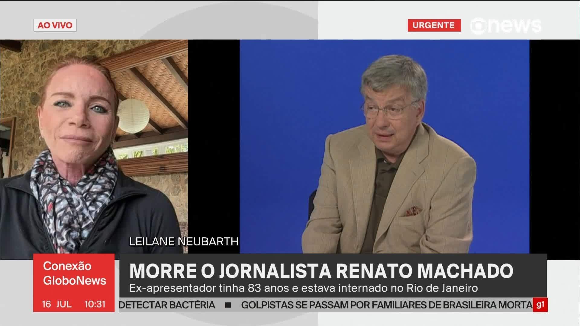 Morre Renato Machado, ex-apresentador do Bom Dia Brasil 