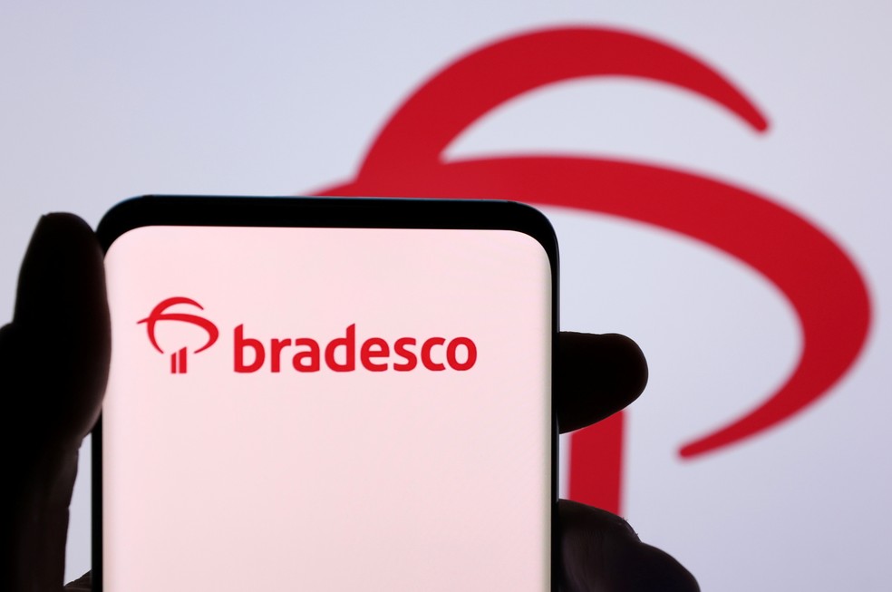 Ilustração de logo do Bradesco. — Foto: Reuters