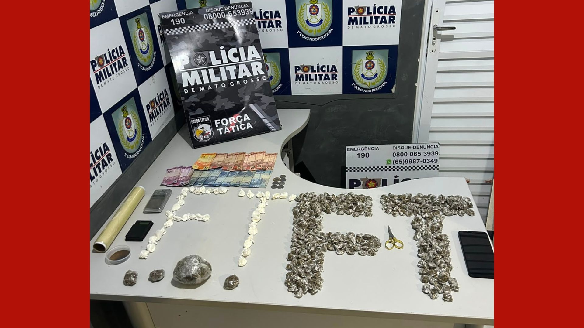 Adolescente é apreendido com mais de 380 porções de drogas em Cuiabá